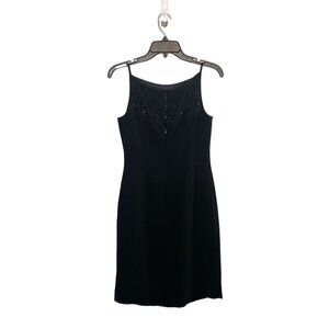 Jones New York Formal / Semi-Formal Dress Sz 4 Sleeveless Spaghetti Strap Black